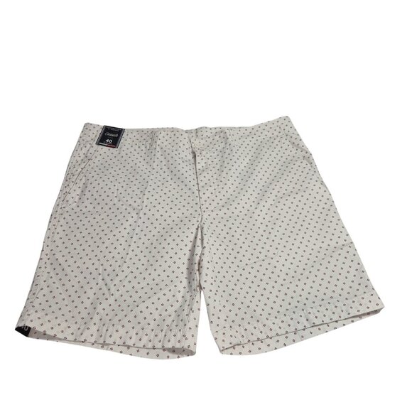 Roundtree & Yorke Men's Shorts Size 40 Casuals White Flat Front Chino (54) - Picture 2 of 13